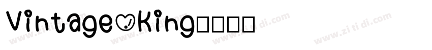 Vintage King字体转换